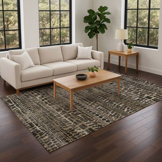 Dalyn™ Rug Company Nexus NX5 Black 5'x8' Area Rug-1