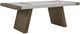 Bernards Moden Tea Rectangular Dining Table with White Top-0