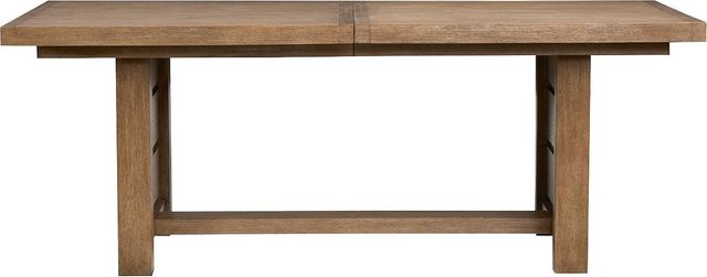 Magnussen Home® Plum Creek Sierra Brown Trestle Dining Table-2