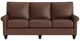 Bassett® Furniture Customizable Benchmade Premier Leather Roll Arm Sofa-1