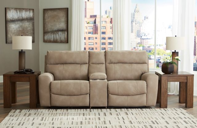 Signature Design by Ashley® Next-Gen DuraPella 3-Piece Sand Power Reclining Sectional Loveseat with Console-2