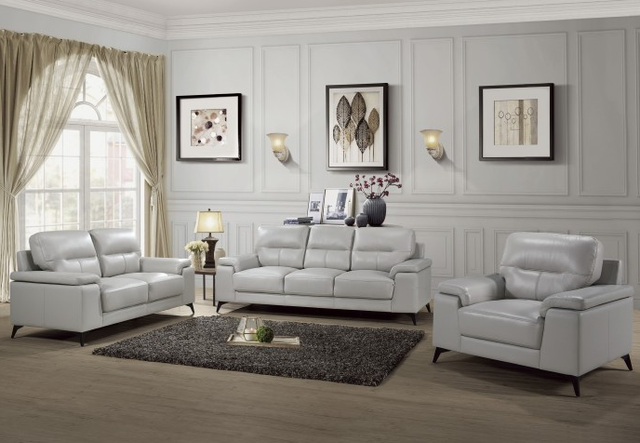 Mazin Furniture Mischa Silver Gray Loveseat-3