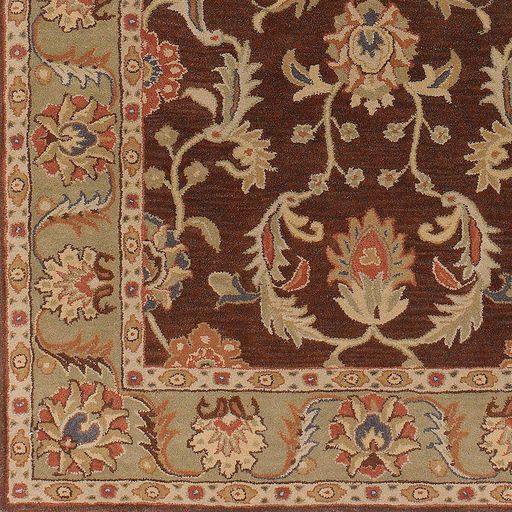 Surya Caesar Brown Multi Floral 5'x8' Area Rug-4