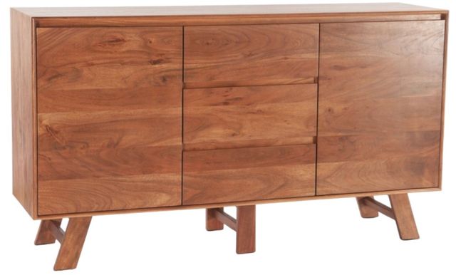 Home Trends & Design Savannah Cinnamon Brown Sideboard-0