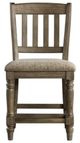 Intercon Balboa Park Brown/Roasted Oak Slat Stool-2