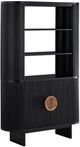 Crestview Paloma Black Bookcase-0