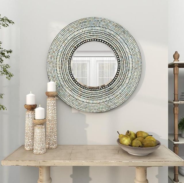 Deco Marche Multi Colored 32" Wall Mirror-4