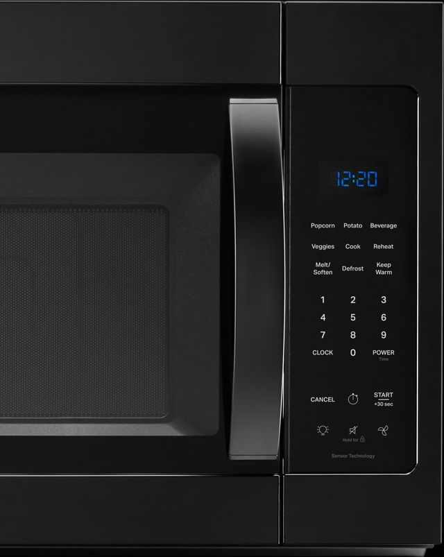 Whirlpool® 1.9 Cu. Ft. Black Over the Range Microwave with Sensor Cooking Technology-3