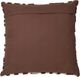 TOV Furniture Coast Chocolate Brown Tufted Square Throw Pillow-2