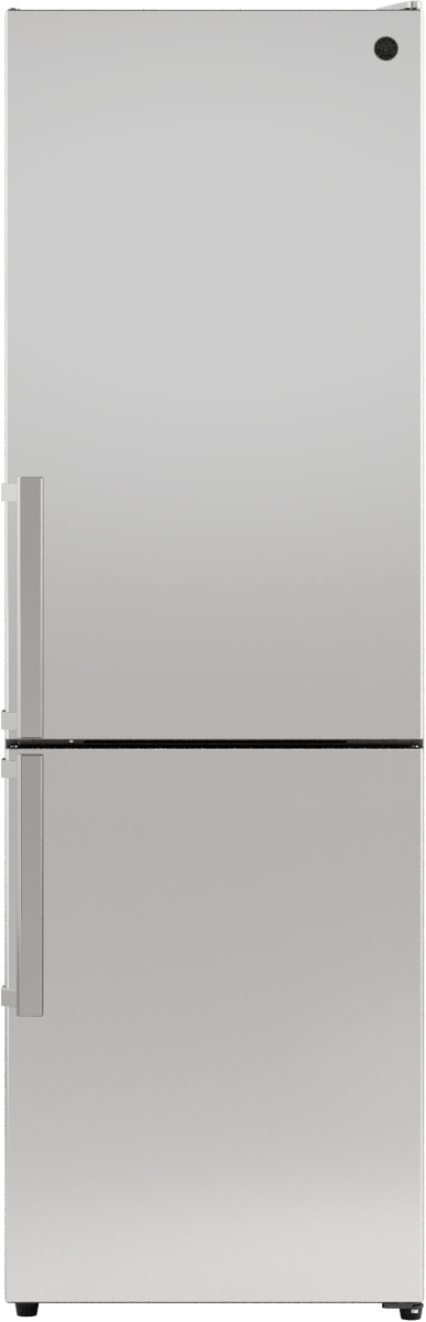 Bertazzoni 24" 11.4 Cu. Ft. Fingerprint Resistant Stainless Steel Counter Depth Bottom Freezer Refrigerator with Left Hinge