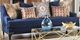 Furniture of America® Sisseton Navy Sofa and Loveseat-1