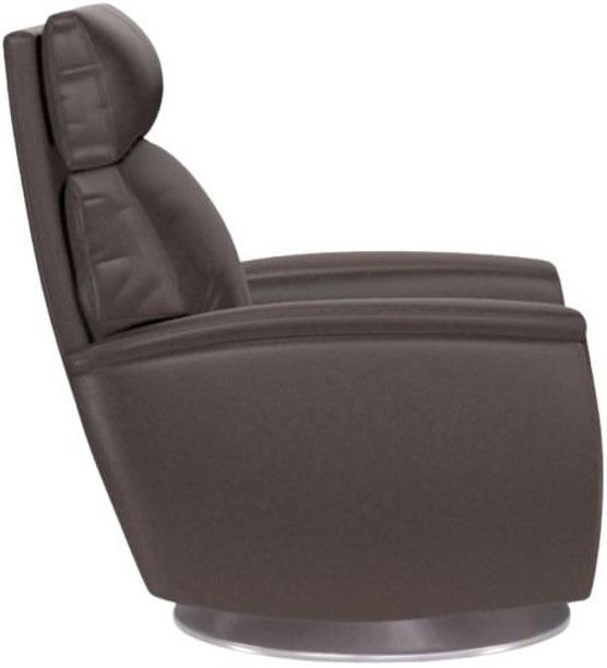 American Leather® Customizable Gordon Leather 40" Power Swivel Recliner-2