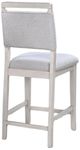 Crown Mark Blanche Gray/Weathered White Counter Dining Side Chair-2