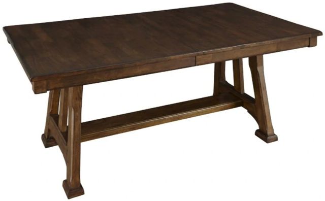 A-America® Ozark Mango Trestle Dining Table-0