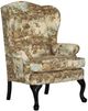Best® Home Furnishings Customizable Sylvia Dark Walnut 35'' Wing Back Chair-0