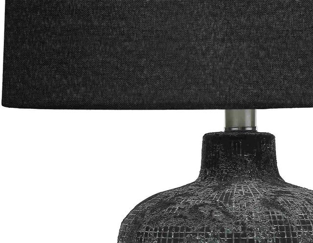 Monarch Specialties Inc. 24"H Black Ceramic Table Lamp-2