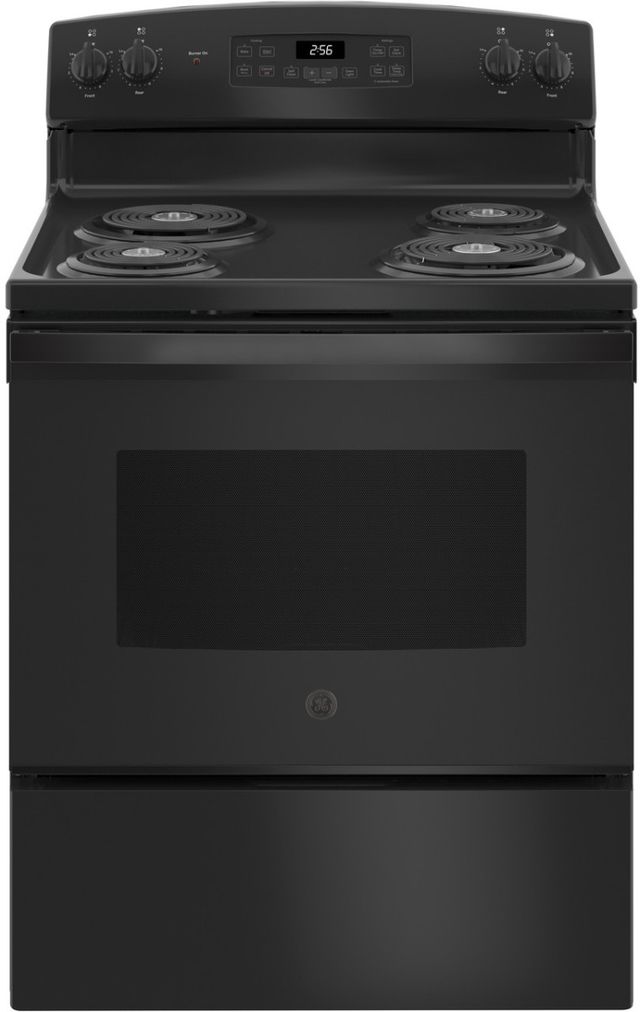 GE® 30" Black Freestanding Electric Range-0