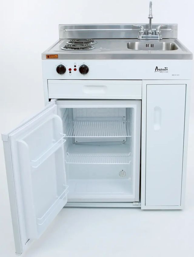 Avanti® 30" White Kitchenette-1