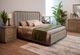 International Furniture Direct Mezquite Brown Upholstered Queen Panel Bed-1