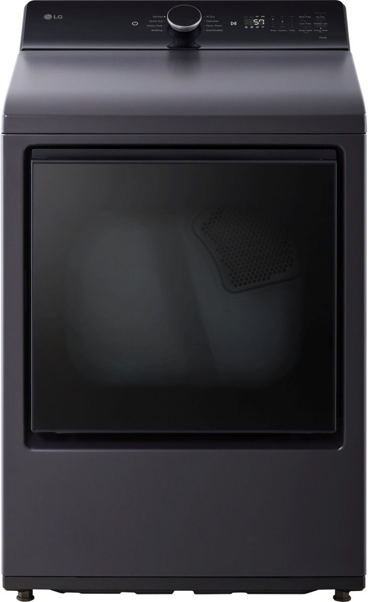 LG 7.3 Cu. Ft. Matte Black Gas Dryer