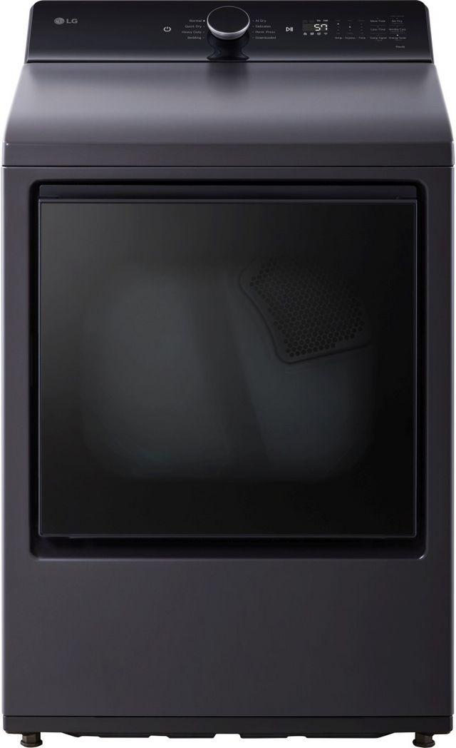 LG 7.3 Cu. Ft. Matte Black Gas Dryer-0