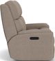 Flexsteel® Rio Brown Granite Reclining Loveseat-2