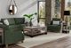 International Furniture Direct Olimpia Olive Arm Chair-1