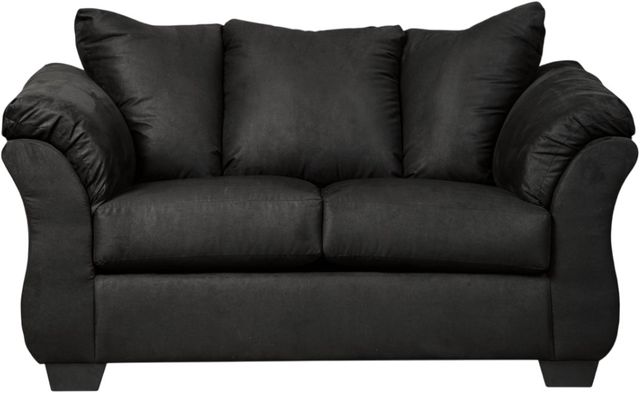 Signature Design by Ashley® Darcy Black Loveseat-0