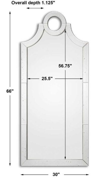 Uttermost® Acacius Silver Arch Mirror-2