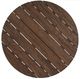 Tommy Bahama® Outdoor Kilimanjaro Tobacco Round Cocktail Table with Teak Top-1