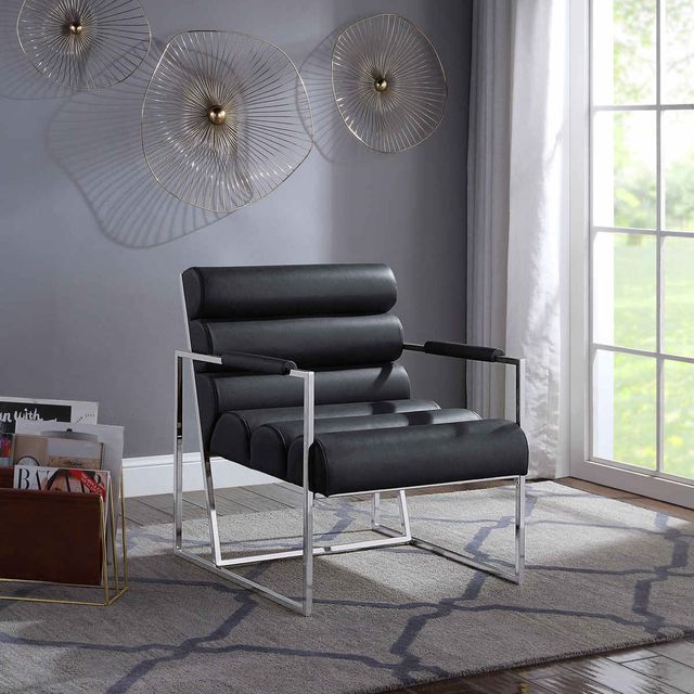Mazin Furniture Juno Charcoal Accent Chair-3