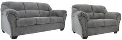 Benchcraft® Allmaxx 2-Piece Pewter Living Room Set