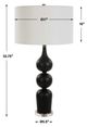 Uttermost® Caviar Matte Black Glaze Table Lamp-3