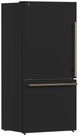 FORNO® Milano 62 in. 34.4 Cu. Ft. Black Bottom Freezer Refrigerator-3