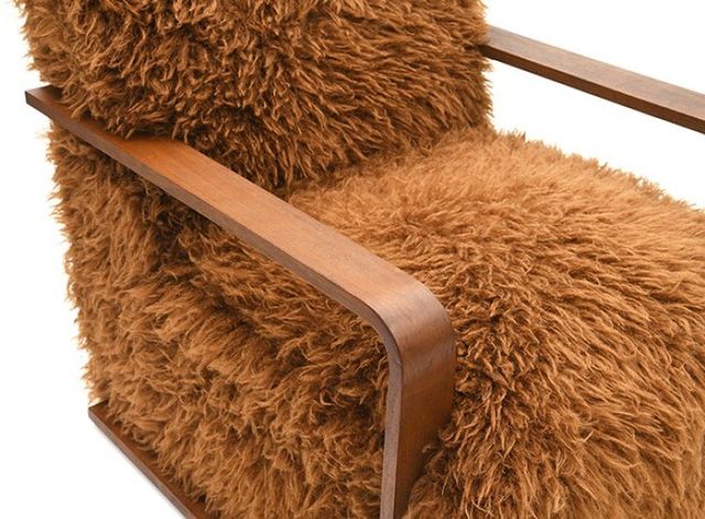 Furniture of America® Elardo Camel Brown Accent Chair-4