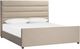 Four Hands Daphne Alcala Taupe King Upholstered Panel Bed-0