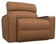 La-Z-Boy® Maddox Camel Leather Power Reclining Chair and a Half with Headrest-0