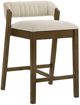Armen Living Landyn Ecru/Sepia Bar Stool-0