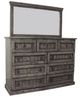 American Heartland Manufacturing Deluxe Quaint Rustic Barnwood Dresser-1