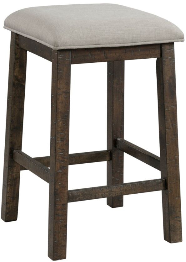 Elements International Stone Occasional 4-Piece Charcoal Occasional Bar Table Set-4