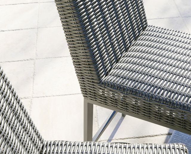 Signature Design by Ashley® Palazzo 5-Piece Gray Counter Height Outdoor Dining Set-4
