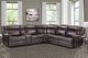 Parker House® Eclipse 6-Piece Florence Brown Power Reclining Sectional-2