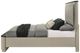 ACME Furniture Travonte Beige/Gray Linen Queen Upholstered Panel Bed-4