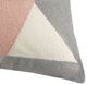 Olliix by INK+IVY Aero Blush 20" x 20" Embroidered Abstract Square Pillow-1