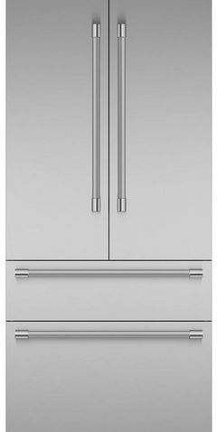 Thermador® Freedom® Professional 36 in. 18.7 Cu. Ft. Stainless Steel Built In Counter Depth French Door Refrigerator