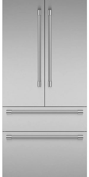 Thermador Freedom Professional 36 in. 18.7 Cu. Ft. Stainless Steel Built In Counter Depth French Door Refrigerator