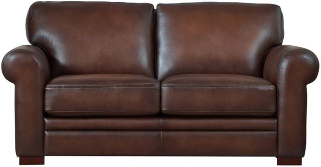 Hydeline® Brookfield Caramel Brown Loveseat-0
