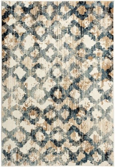 Orian Adagio Schimmel Multi Blue 5'x8' Area Rug