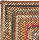 Capel Rugs Cambridge Multi 20" x 30" Concentric Rectangle Throw Rug-1