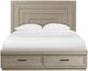 Riverside Furniture Cascade Dovetail Queen Upholstered Storage Bed-0